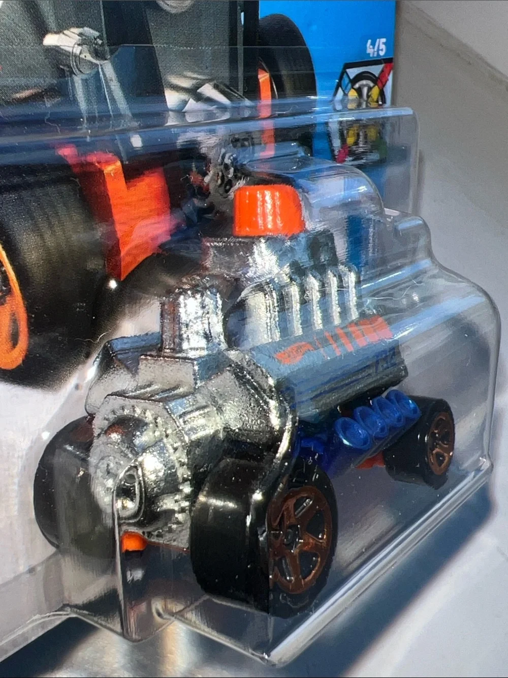 Click Shift Hot Wheels - Silver, Blue & Orange